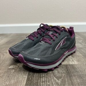 Altra Superior 3.5 Gray and Purple Trail Running Shoes